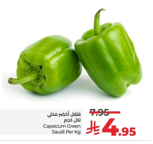 Fresh Vegetables in LULU Hypermarket, Saudi Arabia Offers - Saudi Arabia Chilli / Capsicum from Saudi Arabia available at LULU Hypermarket in KSA, Saudi Arabia, Saudi - Saihat