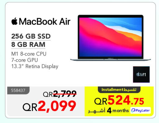 APPLE Laptop available at Jarir Bookstore  in Qatar - Al-Shahaniya