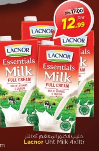 LACNOR Long Life / UHT Milk available at Al Madina Supermarket LLC in UAE - Fujairah