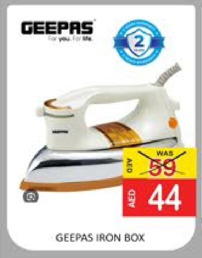 GEEPAS Ironbox available at Mango Hypermarket LLC in UAE - Dubai