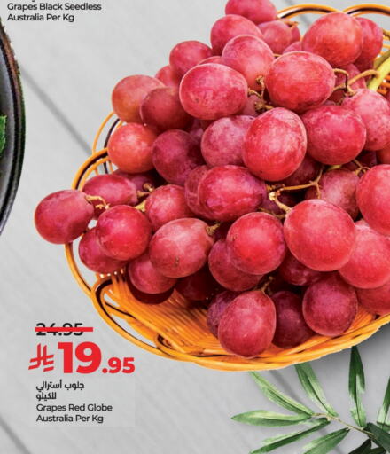 Fresh Fruits in LULU Hypermarket, Saudi Arabia Offers - Saudi Arabia Grapes from Australia available at LULU Hypermarket in KSA, Saudi Arabia, Saudi - Riyadh