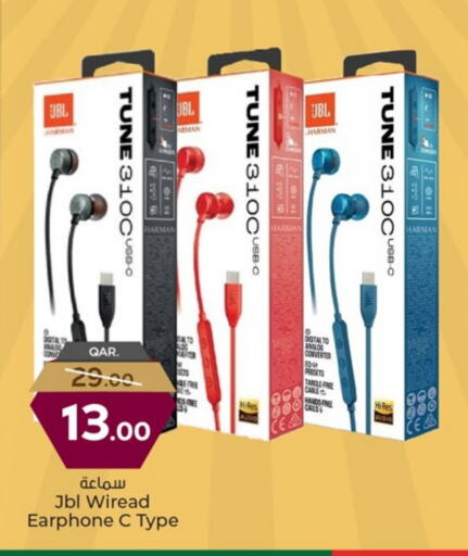 Accessories - Electronics in Paris Hypermarket, Qatar Offers - Qatar JBL Earphone available at Paris Hypermarket in Qatar - Doha