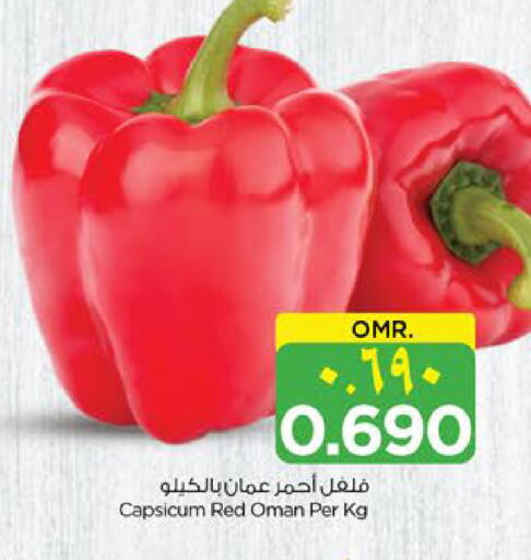 Fresh Vegetables in Nesto Hyper Market , Oman Offers - Oman Chilli / Capsicum from Oman available at Nesto Hyper Market in Oman - Salalah