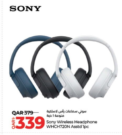 SONY Earphone available at LuLu Hypermarket in Qatar - Al Shamal
