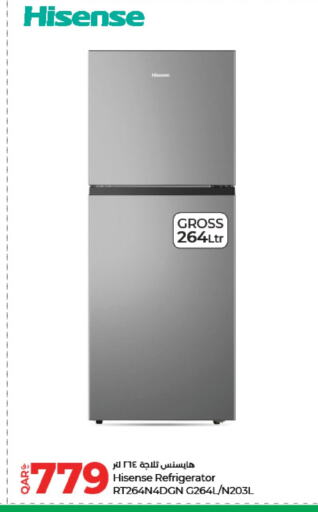 HISENSE Refrigerator available at LuLu Hypermarket in Qatar - Al Rayyan