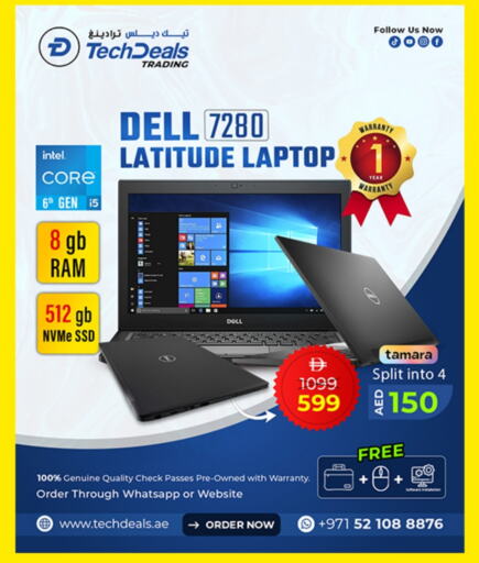 Computer & Laptop in TechDelas Electronics Trading, UAE Offers - United Arab Emirates DELL Laptop available at TechDelas Electronics Trading in UAE - Fujairah