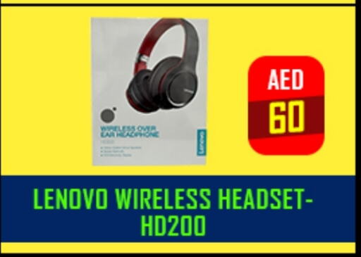 لينوفو سماعات أذن available at تيك ديلس ترادينغ in الإمارات العربية المتحدة , الامارات - الشارقة / عجمان