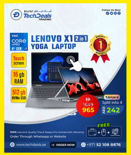 Computer & Laptop in TechDelas Electronics Trading, UAE Offers - United Arab Emirates LENOVO Laptop available at TechDelas Electronics Trading in UAE - Fujairah