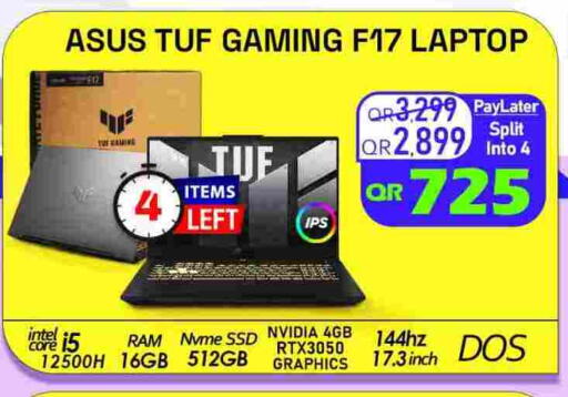 ASUS Laptop available at Tech Deals Trading in Qatar - Umm Salal
