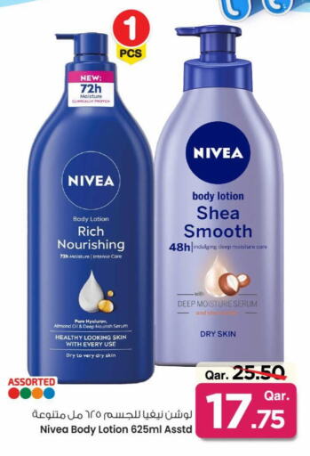 Nivea Body Lotion & Cream available at Mark & Save  in Qatar - Umm Salal