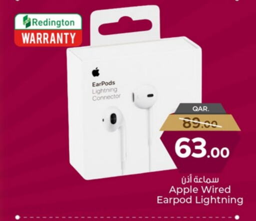 أكسسوارات in باريس هايبرماركت, قطر Offers - قطر أبل سماعات أذن available at باريس هايبرماركت in قطر - أم صلال
