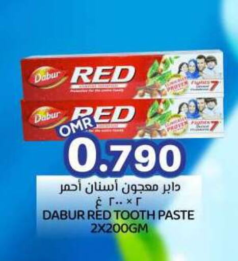 DABUR RED Toothpaste available at KM Trading  in Oman - Sohar