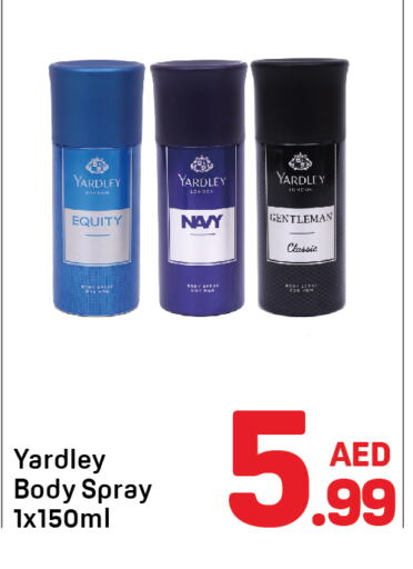 YARDLEY available at Day to Day Department Store in UAE - Dubai