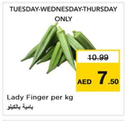 Fresh Vegetables in Nesto Hypermarket, UAE Offers - United Arab Emirates Lady's finger available at Nesto Hypermarket in UAE - Abu Dhabi