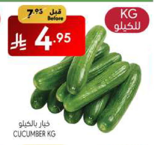 Cucumber available at Manuel Market in KSA, Saudi Arabia, Saudi - Riyadh