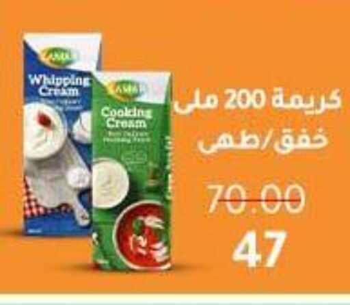 Whipping / Cooking Cream available at Wekalet Elmansoura - Dakahlia  in Egypt - Cairo