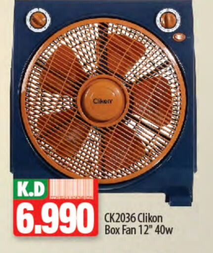 CLIKON Fan available at Mango Hypermarket  in Kuwait - Kuwait City