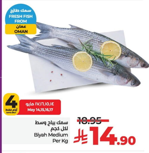 Fresh Fish in LULU Hypermarket, Saudi Arabia Offers - Saudi Arabia available at LULU Hypermarket in KSA, Saudi Arabia, Saudi - Al Khobar