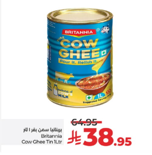 BRITANNIA Ghee available at LULU Hypermarket in KSA, Saudi Arabia, Saudi - Yanbu