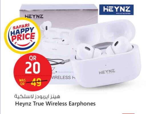 Earphone available at Safari Hypermarket in Qatar - Al Khor