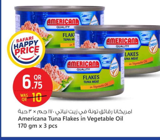 أمريكانا تونة - معلب available at سفاري هايبر ماركت in قطر - أم صلال