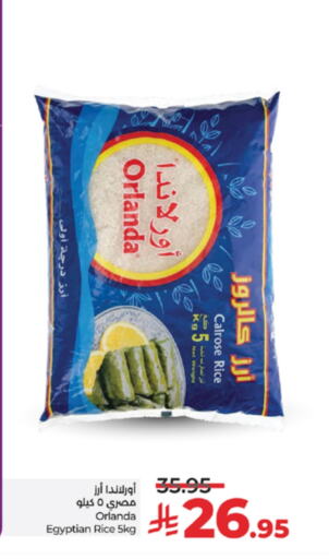Orlanda Calrose Rice available at LULU Hypermarket in KSA, Saudi Arabia, Saudi - Khamis Mushait