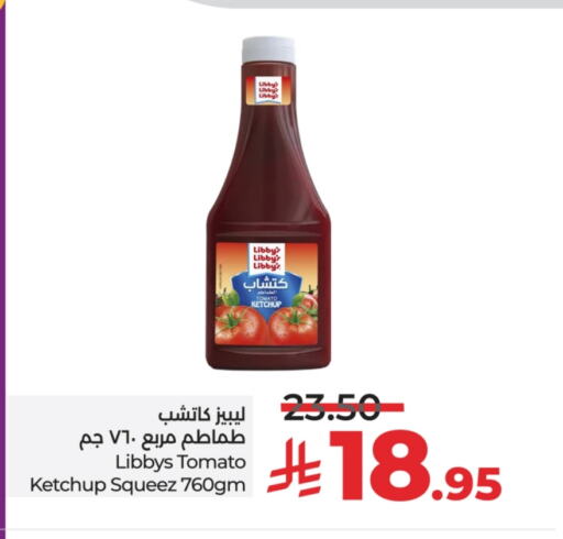 Libby's Tomato Ketchup available at LULU Hypermarket in KSA, Saudi Arabia, Saudi - Riyadh