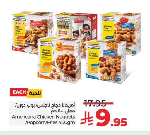 AMERICANA Chicken Nuggets available at LULU Hypermarket in KSA, Saudi Arabia, Saudi - Hail