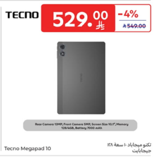 Tabs in Carrefour, Saudi Arabia Offers - Saudi Arabia TECNO available at Carrefour in KSA, Saudi Arabia, Saudi - Riyadh