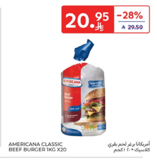 AMERICANA Beef available at Carrefour in KSA, Saudi Arabia, Saudi - Riyadh