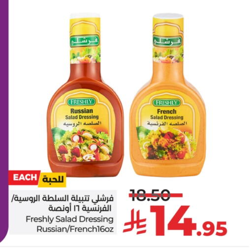 FRESHLY Dressing available at LULU Hypermarket in KSA, Saudi Arabia, Saudi - Hail