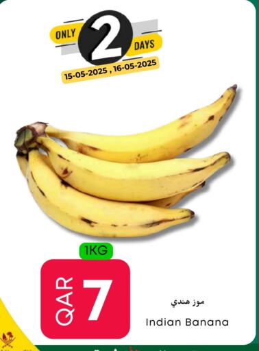 Banana from India available at Food World Hypermarket in Qatar - Al Wakra