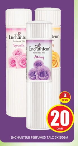 Enchanteur Talcum Powder available at Shop n Smile Hypermarket in Qatar - Al Rayyan