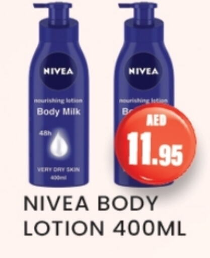 Nivea Body Lotion & Cream available at Zain Mart Supermarket in UAE - Ras al Khaimah