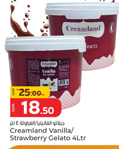 Ice & Ice cream in Paris Hypermarket, Qatar Offers - Qatar Strawberry Vanilla available at Paris Hypermarket in Qatar - Al-Shahaniya