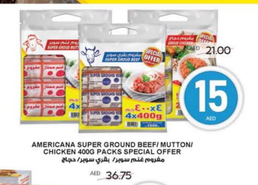 AMERICANA Minced Chicken available at Megamart Supermarket  in UAE - Al Ain