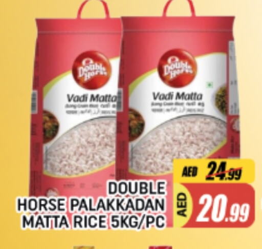 DOUBLE HORSE Matta Rice available at AL MADINA in UAE - Sharjah / Ajman