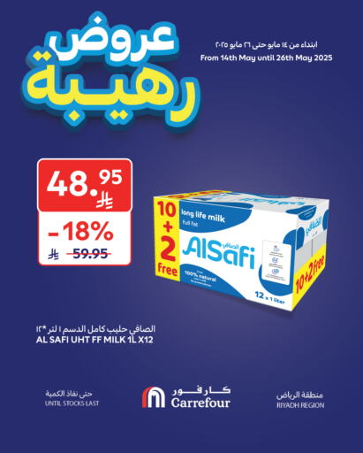 Milk & Laban in Carrefour, Saudi Arabia Offers - Saudi Arabia AL SAFI Long Life / UHT Milk available at Carrefour in KSA, Saudi Arabia, Saudi - Riyadh