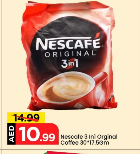 NESCAFE Coffee 3in1 available at Mark & Save in UAE - Abu Dhabi