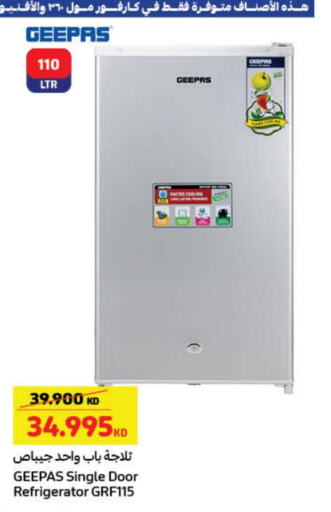 Large Appliances in Carrefour, Kuwait Offers - Kuwait GEEPAS Refrigerator available at Carrefour in Kuwait - Ahmadi Governorate