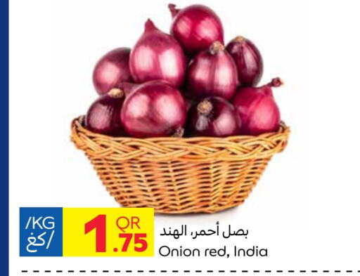 Onion from India available at Carrefour in Qatar - Al Shamal
