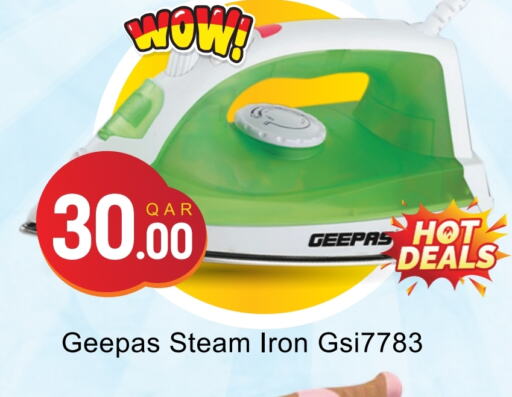 GEEPAS Ironbox available at G MAX Hypermarket in Qatar - Al Rayyan