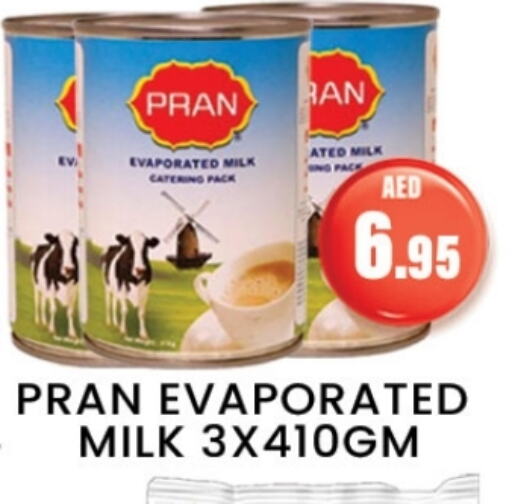 PRAN Evaporated Milk available at Zain Mart Supermarket in UAE - Ras al Khaimah