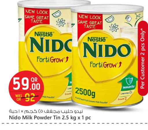 NIDO Milk Powder available at Safari Hypermarket in Qatar - Al Khor