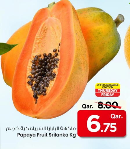 Fresh Fruits in Mark & Save , Qatar Offers - Qatar Papaya available at Mark & Save in Qatar - Al Shamal