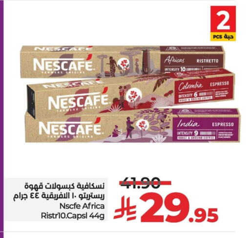 NESCAFE Coffee available at LULU Hypermarket in KSA, Saudi Arabia, Saudi - Al Hasa