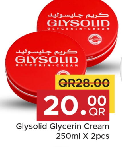 GLYSOLID Face Cream available at Family Food Centre in Qatar - Al Daayen