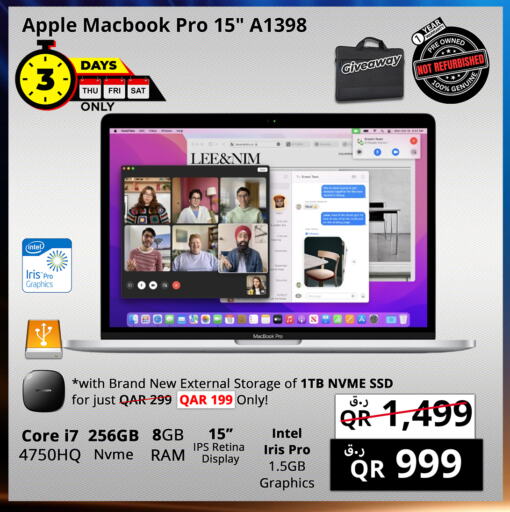 كمبيوتر ولابتوب in برستيج كمبيوتر, قطر Offers - قطر أبل لابتوب available at برستيج كمبيوتر in قطر - الشمال