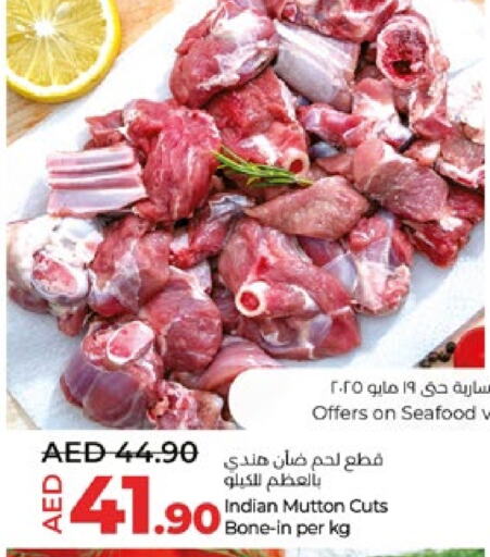 لحم الضأن / الغنم available at لولو هايبرماركت in الإمارات العربية المتحدة , الامارات - ٱلْعَيْن‎