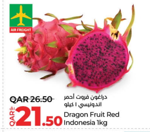 Fresh Fruits in LuLu Hypermarket, Qatar Offers - Qatar Dragon fruits from Indonesia available at LuLu Hypermarket in Qatar - Al-Shahaniya